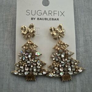 Sugarfix by BaubleBar Gold and Silver Tree Earrings